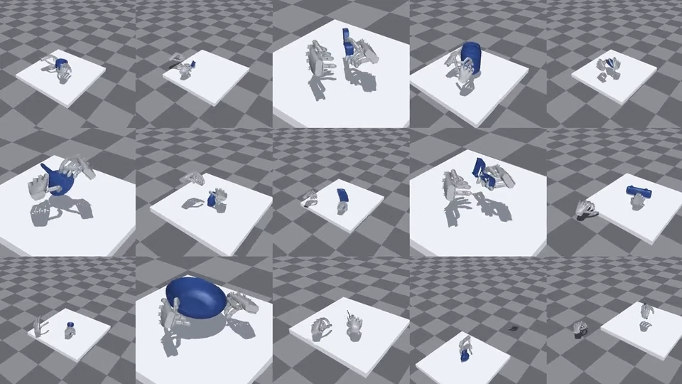DONIC dexterous bimanual tracking across diverse objects and human demonstrations